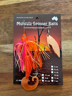Spinnerbaits Single Willow Plain with plastic/stinger hooks
